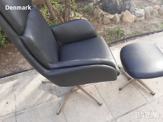 Релакс стол с табуретка , снимка 2 - Столове - 44216653