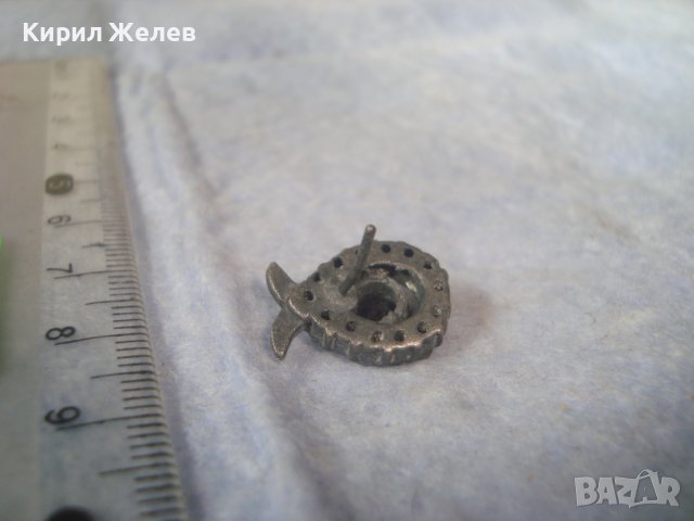 СТАРА СРЕБЪРНА СКЪПОЦЕННА РЕТРО АРТ ОБЕЦА ОКСИДИРАНО СРЕБРО с МАРКАЗИТ и ЦИРКОНИ 32368, снимка 5 - Антикварни и старинни предмети - 38360763