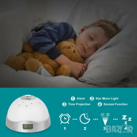 Часовник с проектор Esperanza, снимка 10 - Други стоки за дома - 49521213