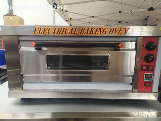 Електрическа фурна за закуски пици и готвене За 1тава60×40см с керамична плочаТОП Цена 495лв/253,09€, снимка 10 - Обзавеждане на кухня - 36658936