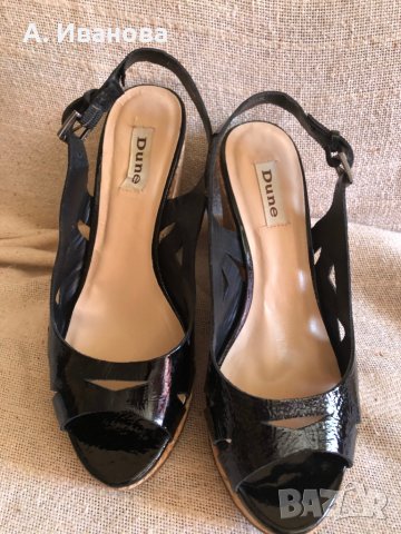 Дамски сандали естествен лак Dune, снимка 1