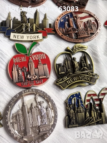 Магнити за хладилник. Метални. От НЮ ЙОРК , снимка 2 - Сувенири на едро - 52971717