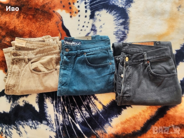 Мъжки дънки/панталони - много висок клас,100% памук ,М размер: