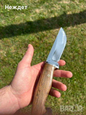 Ловен нож от кован лагер шх15. , снимка 7 - Ножове - 50556228
