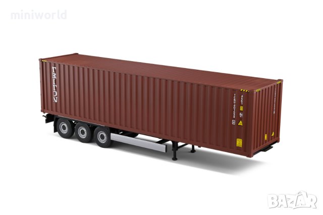 Полу-ремарке Container TRITON - мащаб 1:24 на Solido моделът е нов в кутия, снимка 1 - Колекции - 42920769
