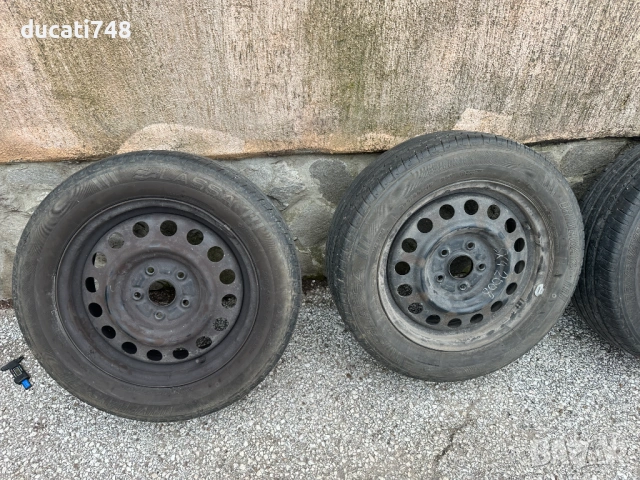 4бр. джанти 16" 5х114.3 с гуми 205/60/16 - Toyota, Fiat Sedici, Suzuki SX4, снимка 4 - Гуми и джанти - 54127958