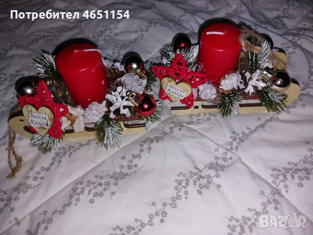 Коледни шейни , снимка 10 - Декорация за дома - 52577726