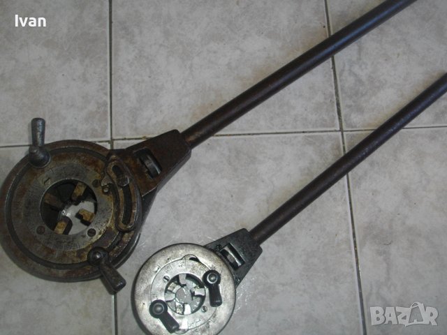 Плашка Водопроводна За Направа На Резби На Тръби-Професионал-Немска 1/4-1Цол/Холандска 1/4-1 1/2 Цол, снимка 3 - Други инструменти - 40193314