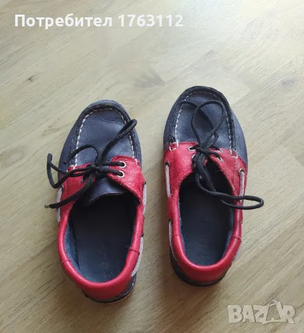 Timberland детски кожени мокасини, 28 номер, снимка 2 - Детски обувки - 47275847