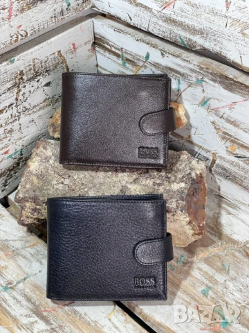 мъжки портмонета от естествена кожа 