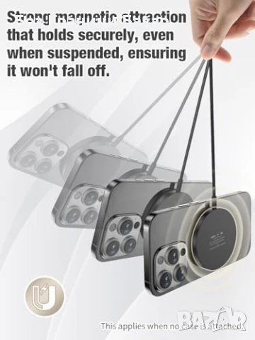 Ново 15W 3 в 1 Магнитно Безжично Зарядно iPhone, Apple Watch, AirPods, снимка 3 - Друга електроника - 50467607