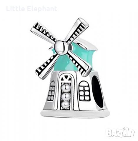 -50% off-Елемент"Вятърна мелница",aquamarine/нов, снимка 1