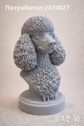 Poodle Bust / Пудел бюст, снимка 4 - Декорация за дома - 53368983
