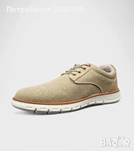 Мъжки елегантни обувки в цвят Khaki модел: BK-8 Khaki, снимка 2 - Ежедневни обувки - 50142143