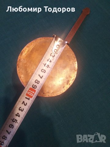 Ръчно ковано старо медно джезве, снимка 6 - Други ценни предмети - 31045213