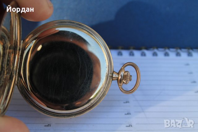 Швейцарски джобен позлатен часовник "BWC ''  52 мм, снимка 14 - Антикварни и старинни предмети - 40579743