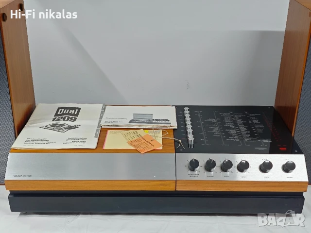 грамофон FM стерео радио Hi-Fi система стерео тонколони WEGA 3204 Dual 1209, снимка 4 - Радиокасетофони, транзистори - 51342887