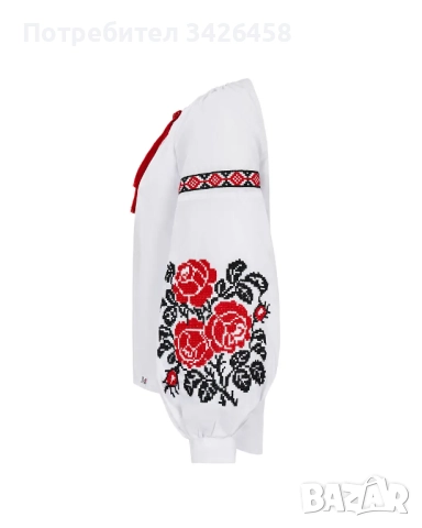 Женска народна риза от Украйна, снимка 2 - Ризи - 51664048