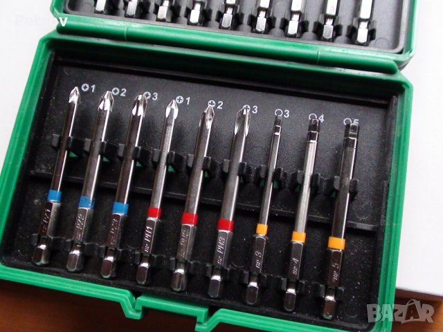 HITACHI Professional - BIT SET от надеждните  !!! Само 1 БИТ ползван !!! От DEUTSCHLAND / GERMANY !!, снимка 3 - Гедорета - 31646081