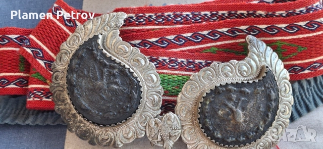 сребърни български пафти /3 броя/, снимка 8 - Антикварни и старинни предмети - 51269822