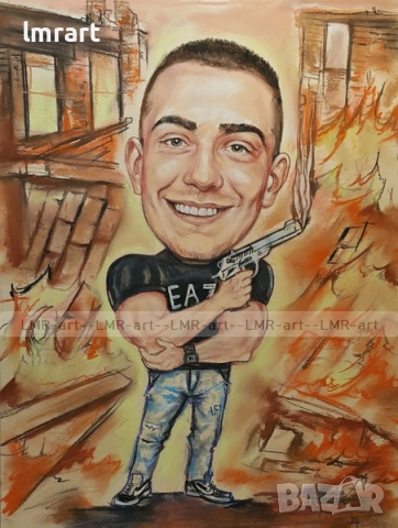 Рисувам ръчно КАРИКАТУРИ , ШАРЖ, снимка 3 - Картини - 53106665