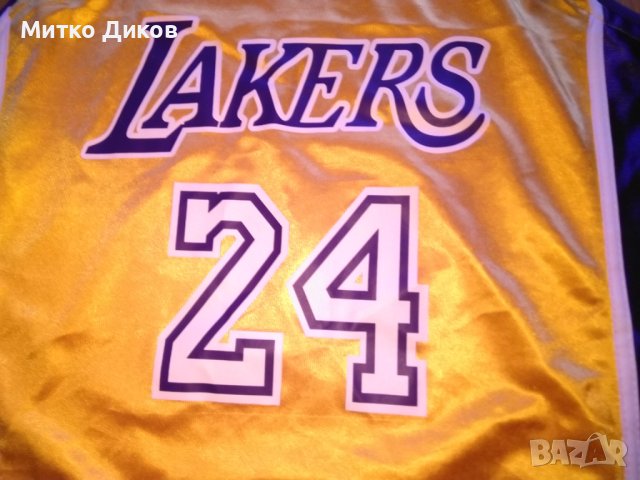  Кобе Браянт №24 маркова баскетболна тениска ЮС баскетбол размер Л-като нова, снимка 3 - Баскетбол - 40426198