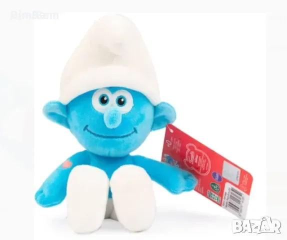 Оригинална плюшена играчка The Smurfs - Смърф / 20cм