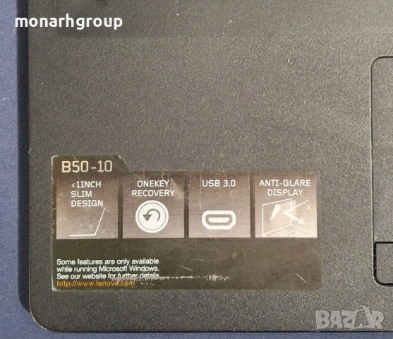 Лаптоп Lenovo B50-10 / Модел -80 QR / + зарядно /, снимка 9 - Лаптопи за дома - 53345928