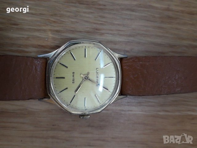 Швейцарски мъжки механичен часовник Lucerne , снимка 7 - Мъжки - 29632720