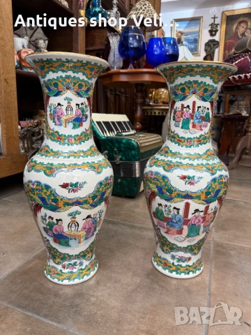 Чифт големи китайски вази №7281