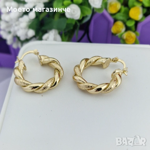 Обеци от медицинска стомана - различни модели, снимка 7 - Обеци - 53110630