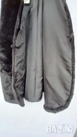 Черен елек от еко кожа. Макси., снимка 6 - Елеци - 49931796