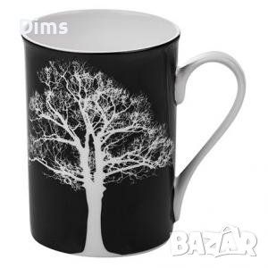 Комплект от 2 чаши Дърво за кафе и чай Костен порцелан , снимка 4 - Чаши - 38406402