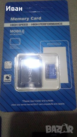 Нови micro SD карта карти памет 4 , 8 , 32 GB ГБ и 64 ГБ с адаптер за лаптоп компютър, снимка 12 - Карти памет - 30184791