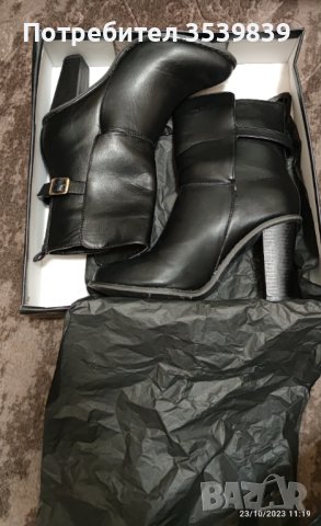 Дамски боти на ток, снимка 2 - Дамски боти - 42684488