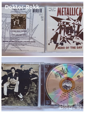 Металика - оригинални дискове - сингли, снимка 2 - CD дискове - 54272511