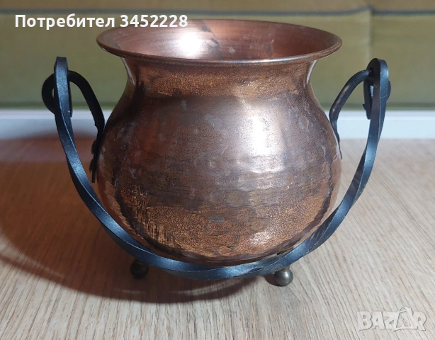 Котле медно за ценители , снимка 3 - Декорация за дома - 53891169