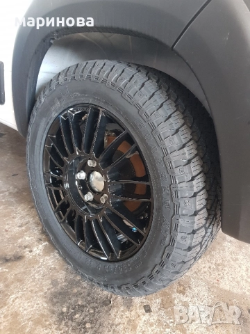 4бр Чисто Нови Гуми със Чисти Нови Алуминиеви Джанти за Кемпери Фиат Пежо и Ситроен , снимка 2 - Гуми и джанти - 52025174