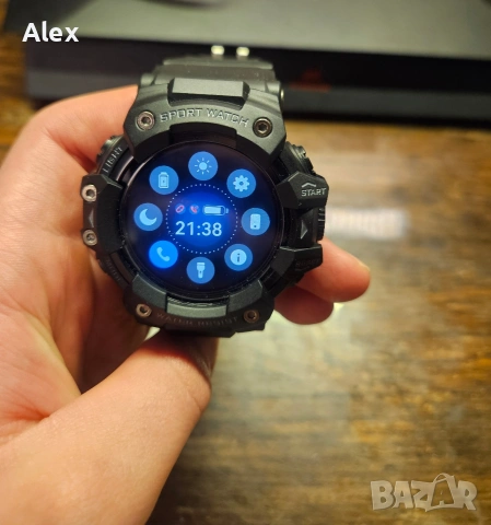 Чисто нов Military Smart Watch, снимка 8 - Смарт часовници - 53364081