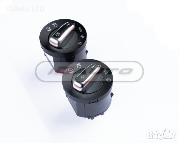 Конзола стъкла, Vw, бутони копчета ,ключ за фарове, хром, golf, Passat, снимка 2 - Аксесоари и консумативи - 37255772