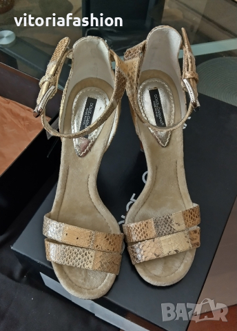 Dolce & Gabbana оригинални дамски сандали, снимка 12 - Дамски обувки на ток - 44695071
