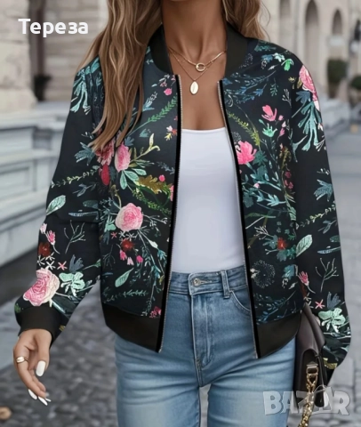 🆕️ Дамско бомбър яке / XL-XXL, снимка 2 - Якета - 52972494