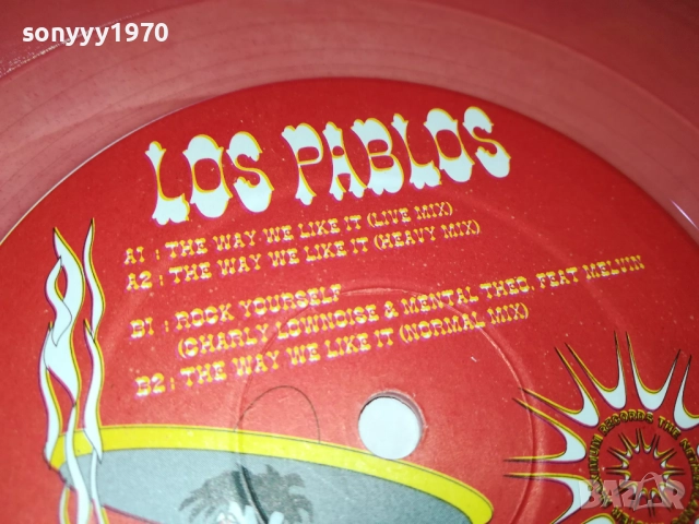 LOS PABLOS-РОЗОВ ВИНИЛ-ПЛОЧА ОТ АНГЛИЯ 2808251115, снимка 17 - Грамофонни плочи - 51520233