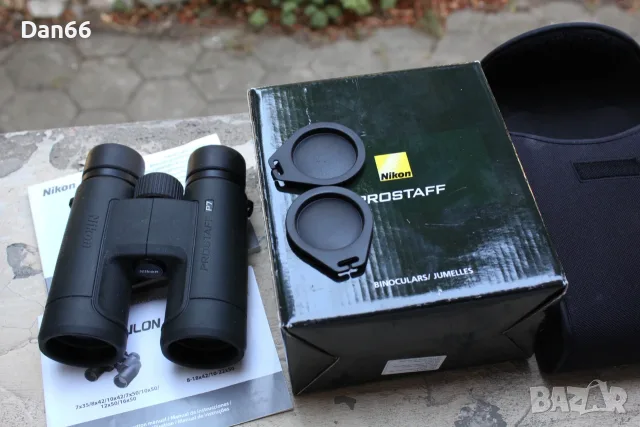 Nikon PROSTAFF P7 8x42 Binoculars Waterproof Бинокъл Никон водоустойчив пълен комплект
