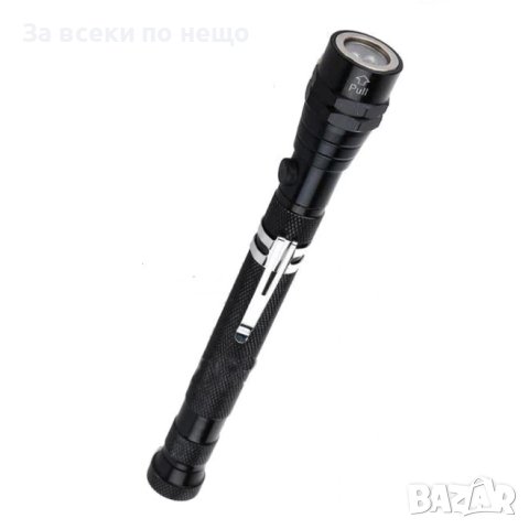 Фенер телескопичен с гъвкава магнитна глава Amio LED Диоден за лесен достъп трудно достъпни места, снимка 2 - Други инструменти - 40404999