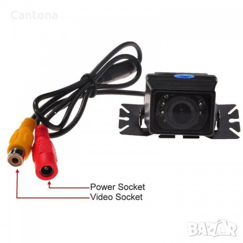 Универсална IR Камера за задно виждане 9 LED с нощен режим, AC-400, снимка 3 - Аксесоари и консумативи - 39305858