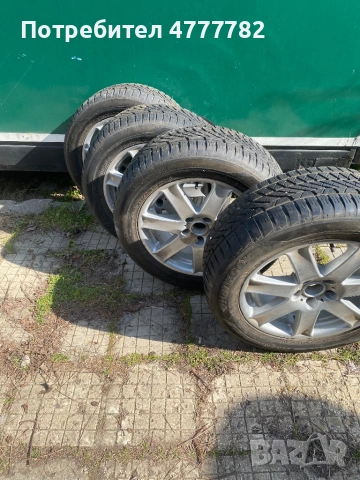 Джанти с гуми бмв е60, снимка 2 - Автомобили и джипове - 53981626