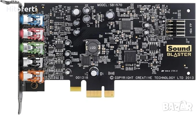 Звукова карта Creative SB1570 Blaster Audigy Fx 5.1 PCIe с SBX Pro Studio, снимка 4 - Други - 54155745