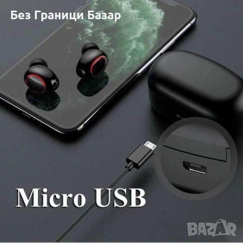 Безжични Bluetooth слушалки XG20 TWS 5.0 с LED дисплей, водоустойчиви, 8D стерео звук, зарядна кутия, снимка 6 - Bluetooth слушалки - 53356971