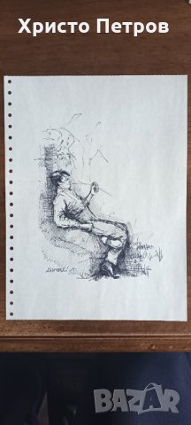 ГРАФИКА - БГ АВТОР, ПОДПИСАНА, снимка 3 - Картини - 35582194